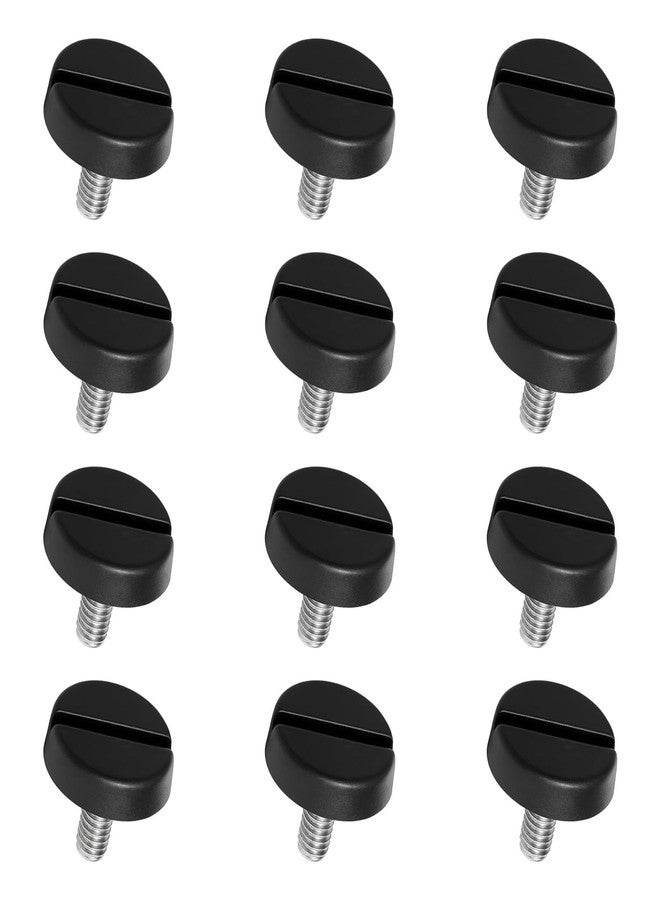 piercing 12 PCS Table Height Increaser, Table Legs, Chair Height Increaser M6 Screw-in Adjustable Furniture Levelers (Black) - Image 1